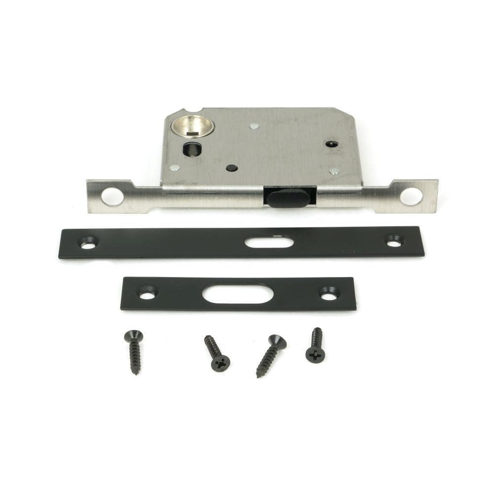 From The Anvil Locks & Latches Matt Black / Sliding Door Locks From The Anvil - Matt Black 50mm Sliding Door Lock