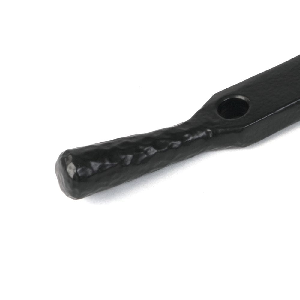 From The Anvil Window Furniture Matt Black / 8"/200mm From The Anvil - Matt Black 8" Hammered Newbury Stay