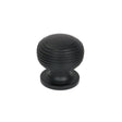 From The Anvil Cabinet Hardware Matt Black / Cabinet Knobs / 30mm Dia. From The Anvil - Matt Black Beehive Cabinet Knob 30mm