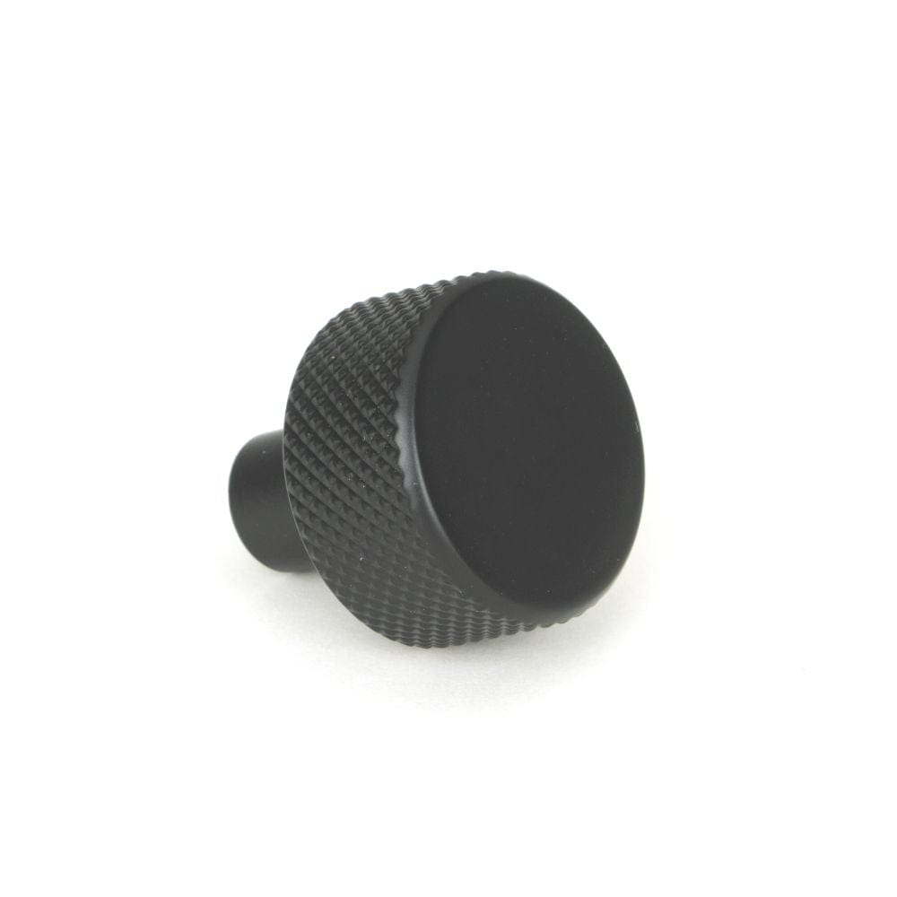 From The Anvil Cabinet Hardware Matt Black / Cabinet Knobs / 25mm Dia. From The Anvil - Matt Black Brompton Cabinet Knob - 25mm (No rose)
