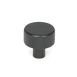From The Anvil Cabinet Hardware Matt Black / Cabinet Knobs / 25mm Dia. From The Anvil - Matt Black Brompton Cabinet Knob - 25mm (No rose)