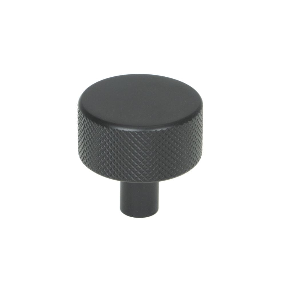 From The Anvil Cabinet Hardware Matt Black / Cabinet Knobs / 32mm Dia. From The Anvil - Matt Black Brompton Cabinet Knob - 32mm (No rose)