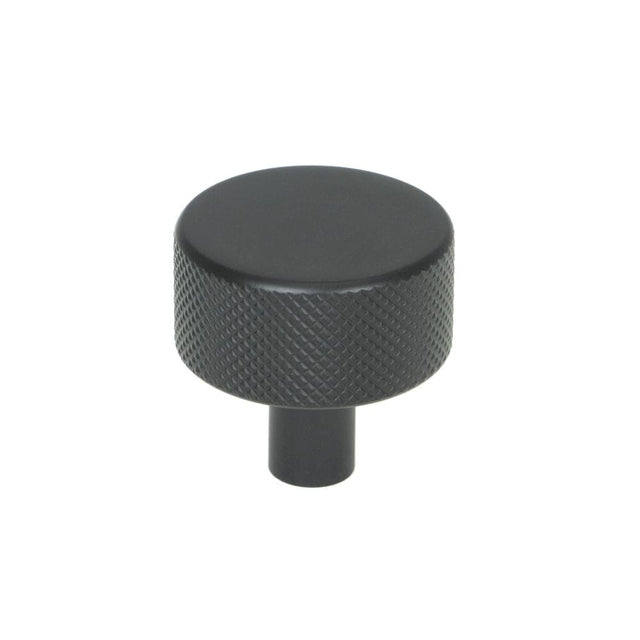 From The Anvil Cabinet Hardware Matt Black / Cabinet Knobs / 32mm Dia. From The Anvil - Matt Black Brompton Cabinet Knob - 32mm (No rose)