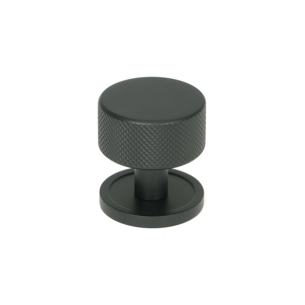 From The Anvil Cabinet Hardware Matt Black / Cabinet Knobs / 32mm Dia. From The Anvil - Matt Black Brompton Cabinet Knob - 32mm (Plain)