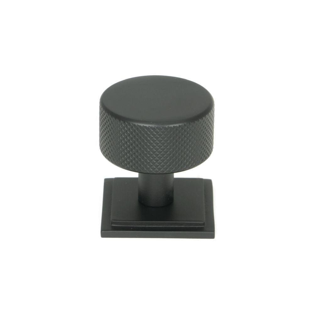 From The Anvil Cabinet Hardware Matt Black / Cabinet Knobs / 32mm Dia. From The Anvil - Matt Black Brompton Cabinet Knob - 32mm (Square)