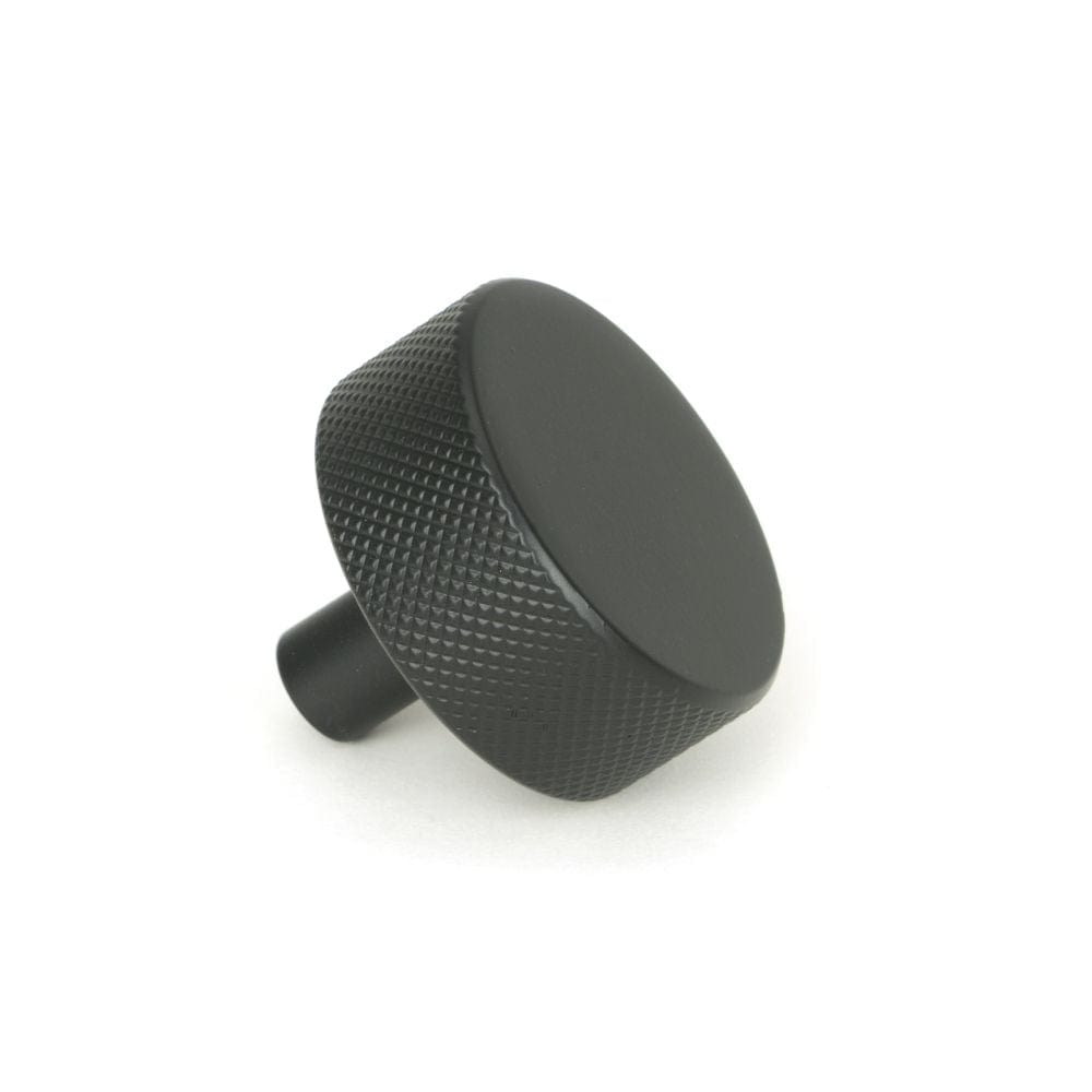 From The Anvil Cabinet Hardware Matt Black / Cabinet Knobs / 38mm Dia. From The Anvil - Matt Black Brompton Cabinet Knob - 38mm (No rose)