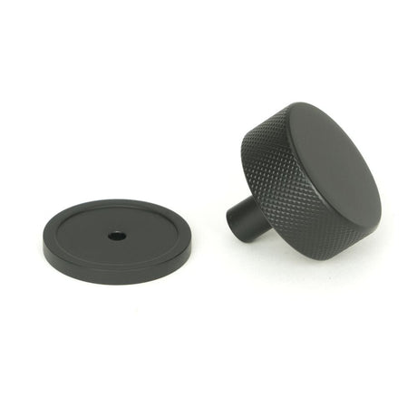 From The Anvil Cabinet Hardware Matt Black / Cabinet Knobs / 38mm Dia. From The Anvil - Matt Black Brompton Cabinet Knob - 38mm (Plain)