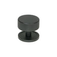 From The Anvil Cabinet Hardware Matt Black / Cabinet Knobs / 38mm Dia. From The Anvil - Matt Black Brompton Cabinet Knob - 38mm (Plain)