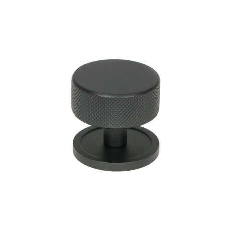 From The Anvil Cabinet Hardware Matt Black / Cabinet Knobs / 38mm Dia. From The Anvil - Matt Black Brompton Cabinet Knob - 38mm (Plain)