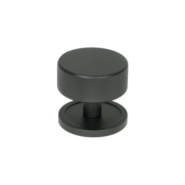 From The Anvil Cabinet Hardware Matt Black / Cabinet Knobs / 38mm Dia. From The Anvil - Matt Black Brompton Cabinet Knob - 38mm (Plain)