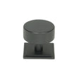 From The Anvil Cabinet Hardware Matt Black / Cabinet Knobs / 38mm Dia. From The Anvil - Matt Black Brompton Cabinet Knob - 38mm (Square)