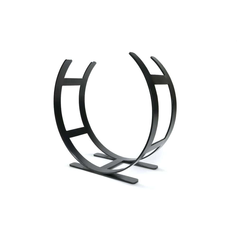 From The Anvil Home & Garden Matt Black / Log Holders / Curved Log Holder From The Anvil - Matt Black Curved Log Holder - Large