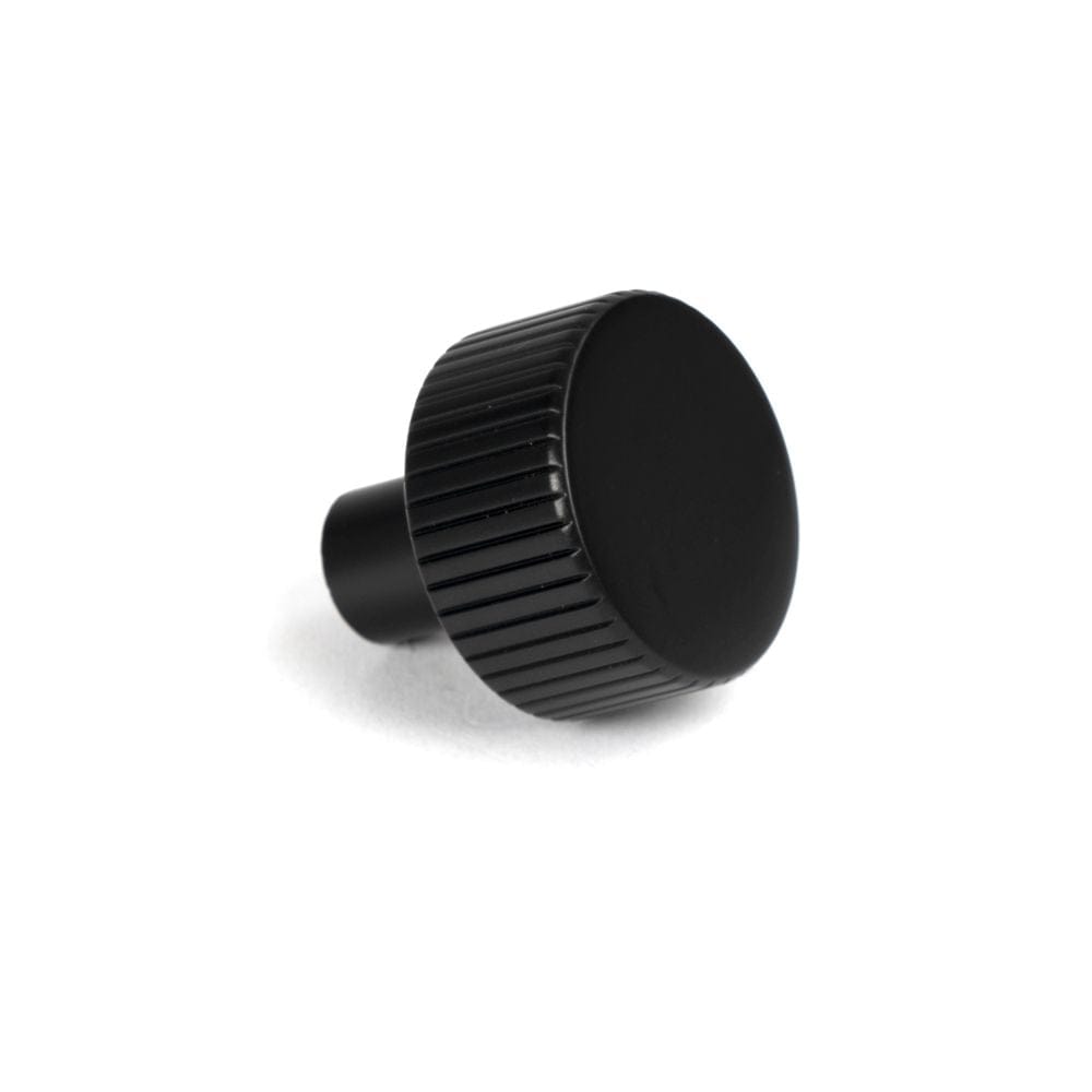 From The Anvil Cabinet Hardware Matt Black / Cabinet Knobs / 25mm Dia. From The Anvil - Matt Black Judd Cabinet Knob - 25mm (No rose)