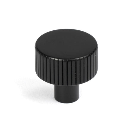 From The Anvil Cabinet Hardware Matt Black / Cabinet Knobs / 25mm Dia. From The Anvil - Matt Black Judd Cabinet Knob - 25mm (No rose)