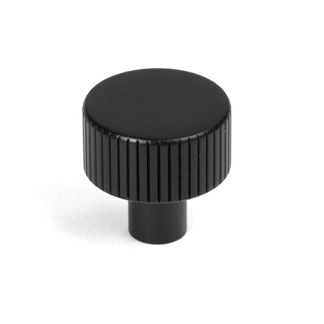 From The Anvil Cabinet Hardware Matt Black / Cabinet Knobs / 25mm Dia. From The Anvil - Matt Black Judd Cabinet Knob - 25mm (No rose)