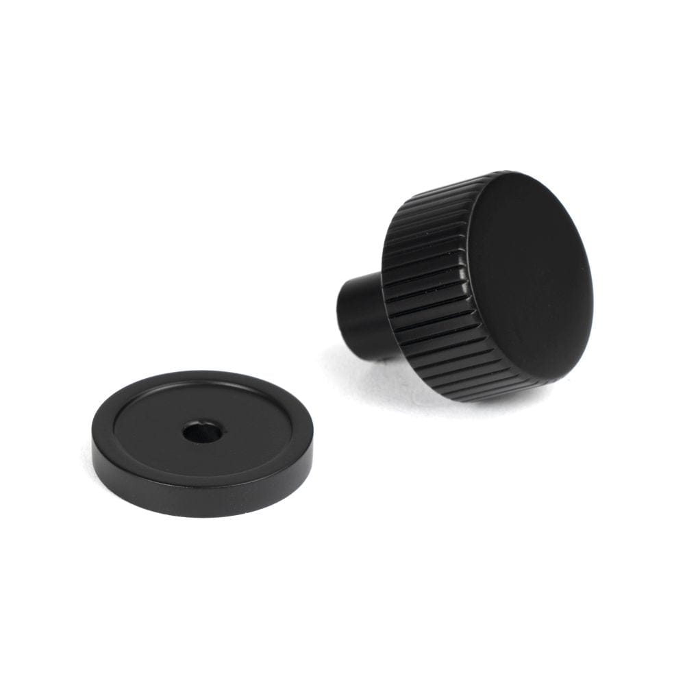 From The Anvil Cabinet Hardware Matt Black / Cabinet Knobs / 25mm Dia. From The Anvil - Matt Black Judd Cabinet Knob - 25mm (Plain)