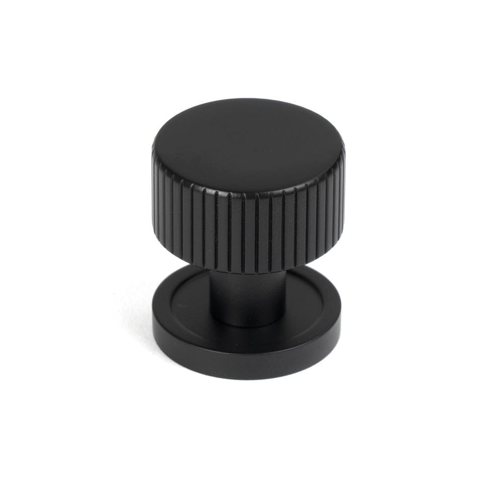 From The Anvil Cabinet Hardware Matt Black / Cabinet Knobs / 25mm Dia. From The Anvil - Matt Black Judd Cabinet Knob - 25mm (Plain)