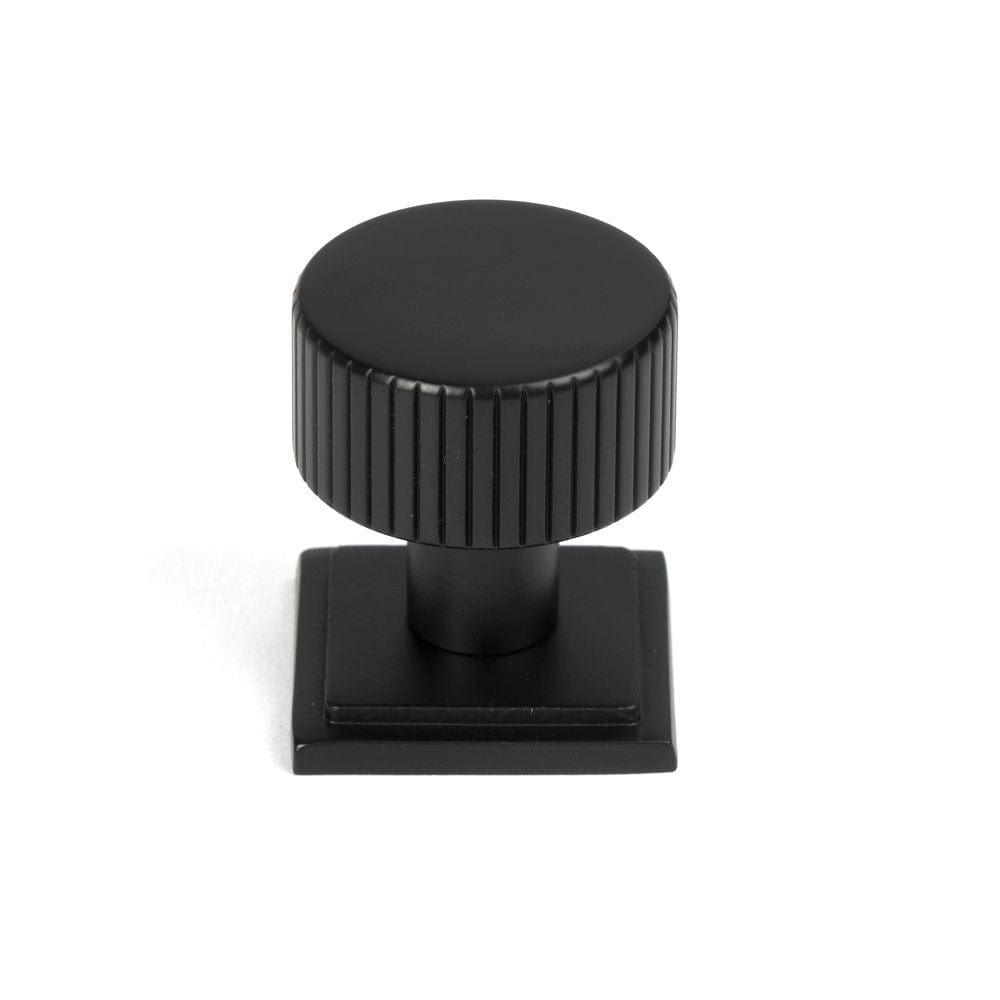 From The Anvil Cabinet Hardware Matt Black / Cabinet Knobs / 25mm Dia. From The Anvil - Matt Black Judd Cabinet Knob - 25mm (Square)