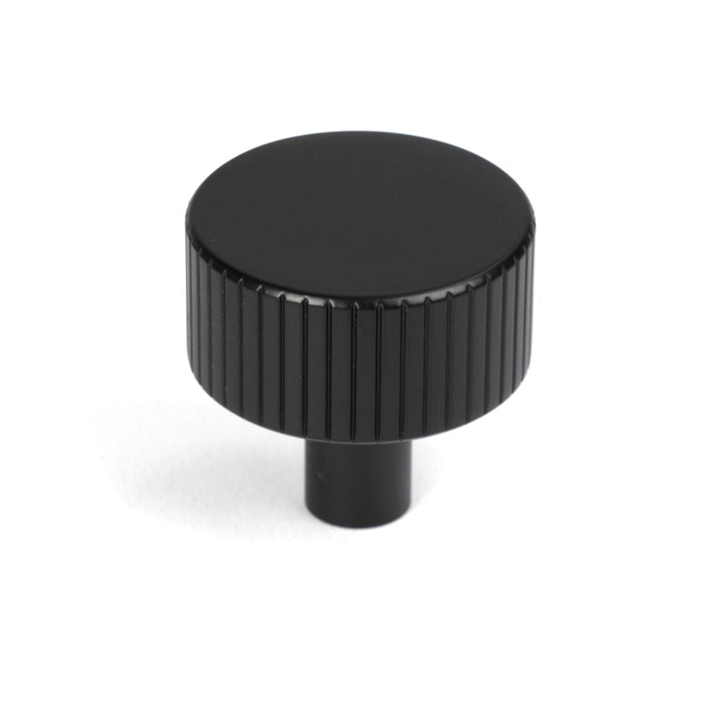 From The Anvil Cabinet Hardware Matt Black / Cabinet Knobs / 32mm Dia. From The Anvil - Matt Black Judd Cabinet Knob - 32mm (No rose)