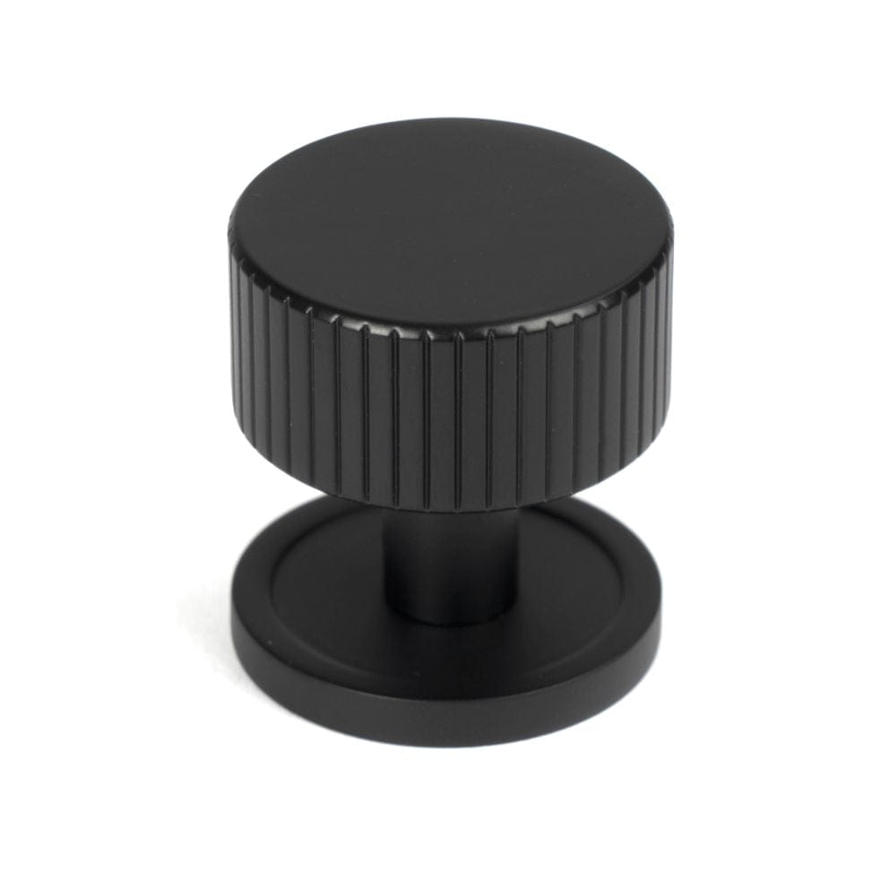 From The Anvil Cabinet Hardware Matt Black / Cabinet Knobs / 32mm Dia. From The Anvil - Matt Black Judd Cabinet Knob - 32mm (Plain)