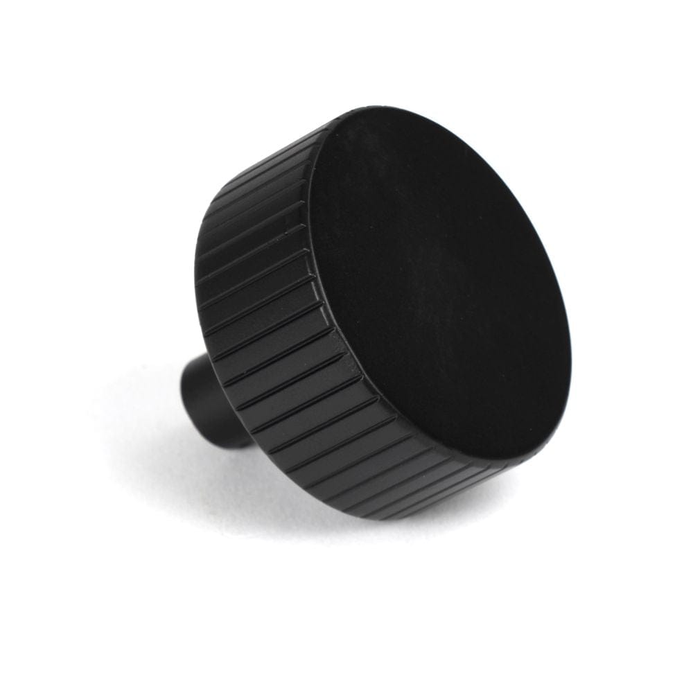 From The Anvil Cabinet Hardware Matt Black / Cabinet Knobs / 38mm Dia. From The Anvil - Matt Black Judd Cabinet Knob - 38mm (No rose)
