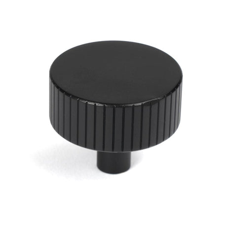 From The Anvil Cabinet Hardware Matt Black / Cabinet Knobs / 38mm Dia. From The Anvil - Matt Black Judd Cabinet Knob - 38mm (No rose)