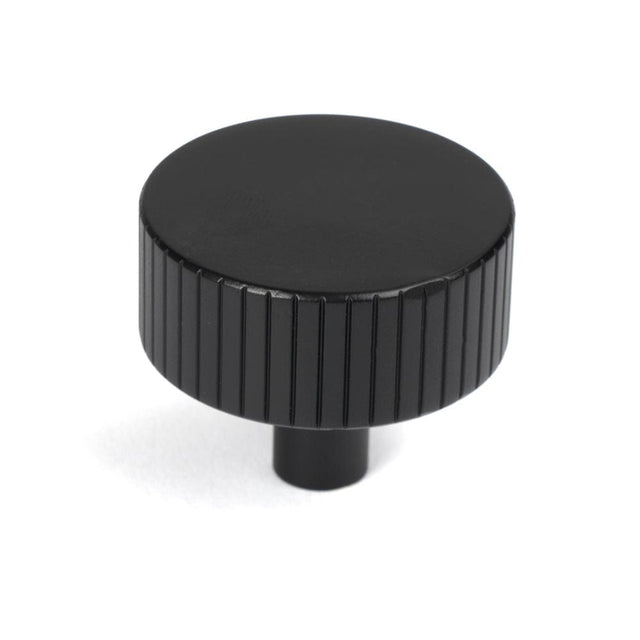 From The Anvil Cabinet Hardware Matt Black / Cabinet Knobs / 38mm Dia. From The Anvil - Matt Black Judd Cabinet Knob - 38mm (No rose)