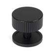 From The Anvil Cabinet Hardware Matt Black / Cabinet Knobs / 38mm Dia. From The Anvil - Matt Black Judd Cabinet Knob - 38mm (Plain)
