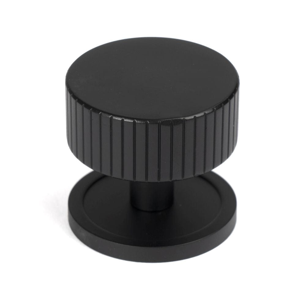 From The Anvil Cabinet Hardware Matt Black / Cabinet Knobs / 38mm Dia. From The Anvil - Matt Black Judd Cabinet Knob - 38mm (Plain)