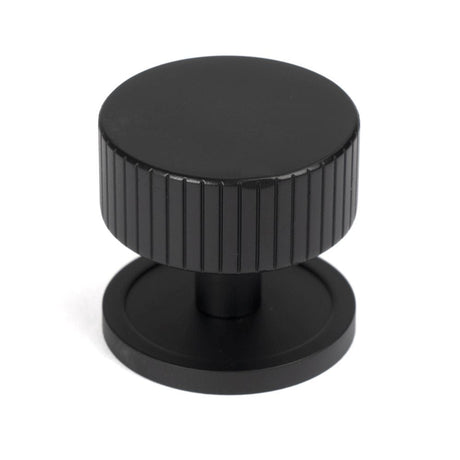 From The Anvil Cabinet Hardware Matt Black / Cabinet Knobs / 38mm Dia. From The Anvil - Matt Black Judd Cabinet Knob - 38mm (Plain)