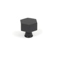 From The Anvil Cabinet Hardware Matt Black / Cabinet Knobs / 32mm Dia. From The Anvil - Matt Black Kahlo Cabinet Knob - 32mm
