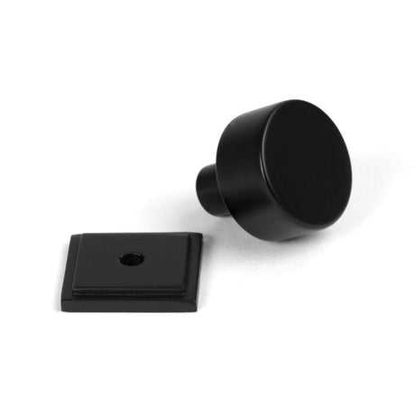 From The Anvil Cabinet Hardware Matt Black / Cabinet Knobs / 25mm Dia. From The Anvil - Matt Black Kelso Cabinet Knob - 25mm (Square)