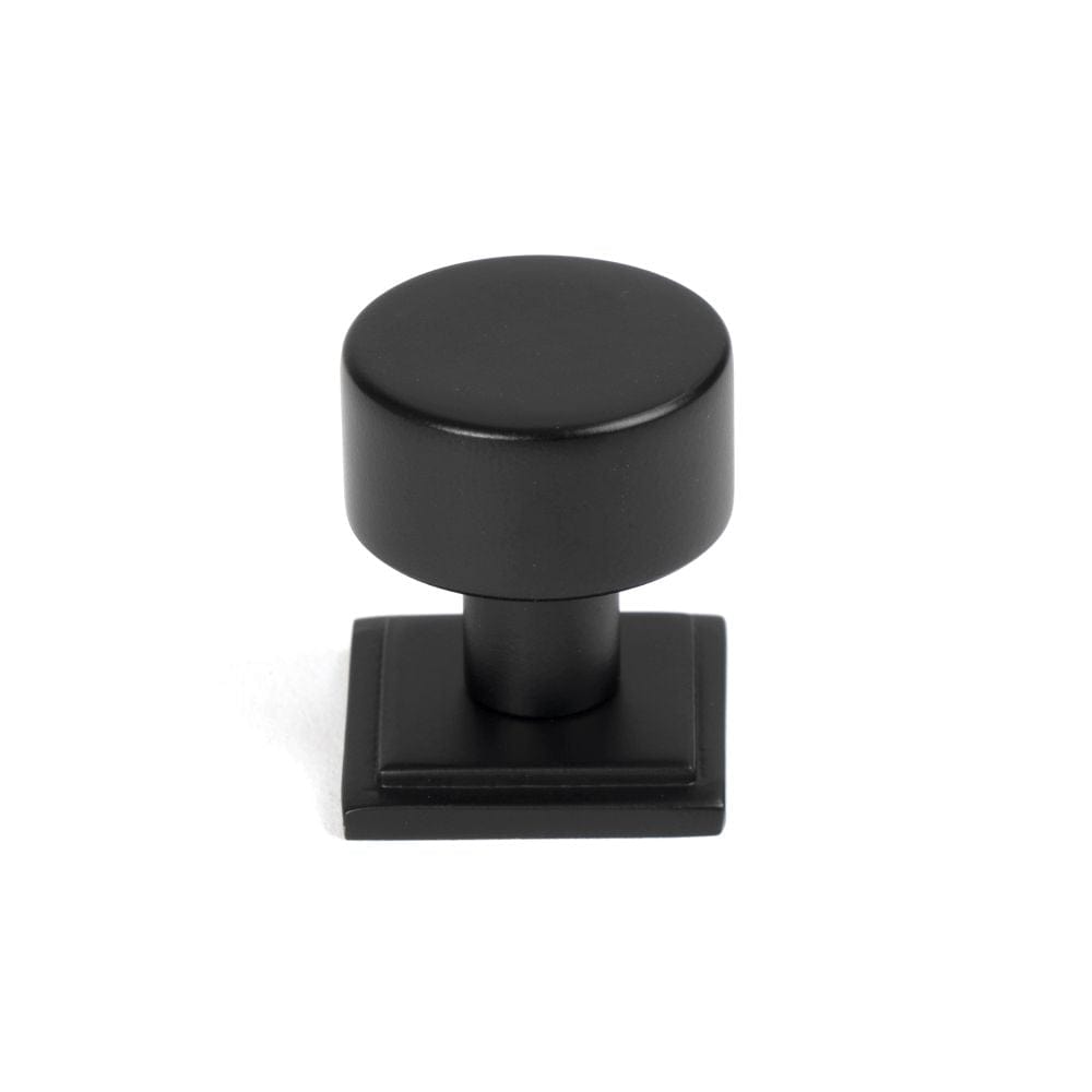 From The Anvil Cabinet Hardware Matt Black / Cabinet Knobs / 25mm Dia. From The Anvil - Matt Black Kelso Cabinet Knob - 25mm (Square)