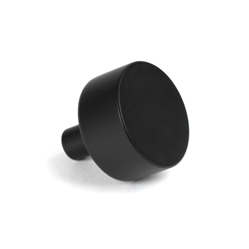 From The Anvil Cabinet Hardware Matt Black / Cabinet Knobs / 32mm Dia. From The Anvil - Matt Black Kelso Cabinet Knob - 32mm (No rose)