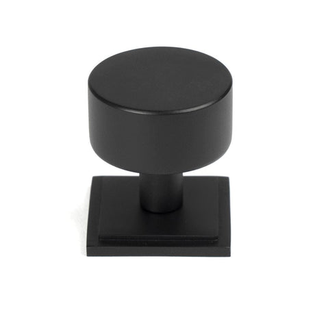 From The Anvil Cabinet Hardware Matt Black / Cabinet Knobs / 32mm Dia. From The Anvil - Matt Black Kelso Cabinet Knob - 32mm (Square)