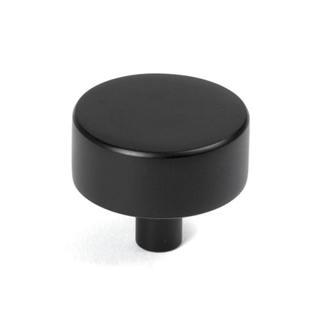 From The Anvil Cabinet Hardware Matt Black / Cabinet Knobs / 38mm Dia. From The Anvil - Matt Black Kelso Cabinet Knob - 38mm (No rose)