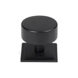 From The Anvil Cabinet Hardware Matt Black / Cabinet Knobs / 38mm Dia. From The Anvil - Matt Black Kelso Cabinet Knob - 38mm (Square)