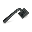 From The Anvil Door Furniture Matt Black / Square Rose From The Anvil - Matt Black Newbury Lever on Rose Set (Square)