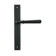 From The Anvil Door Furniture Matt Black / Multi Point Latch Set From The Anvil - Matt Black Newbury Slimline Lever Espag. Latch Set