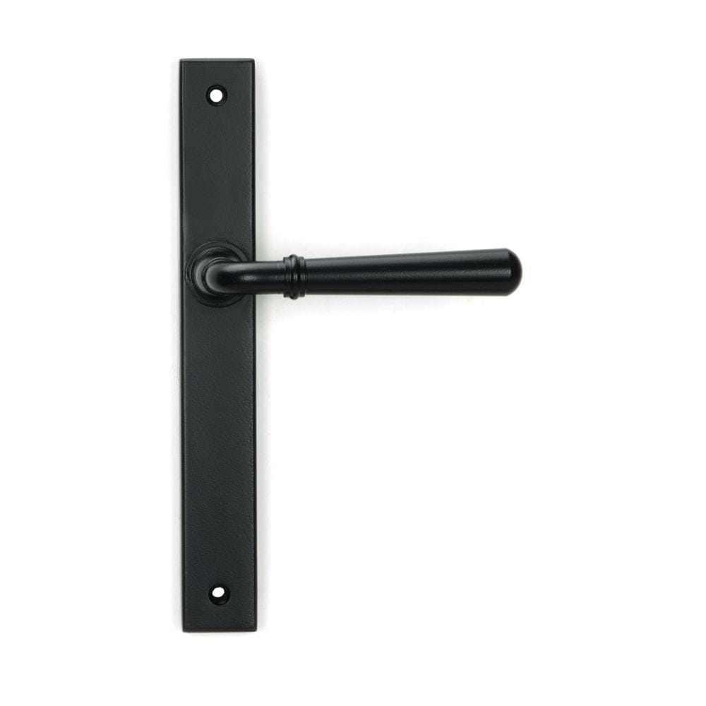 From The Anvil Door Furniture Matt Black / Multi Point Latch Set From The Anvil - Matt Black Newbury Slimline Lever Espag. Latch Set