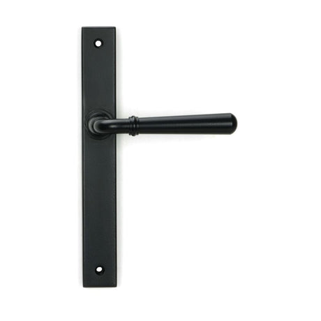 From The Anvil Door Furniture Matt Black / Multi Point Latch Set From The Anvil - Matt Black Newbury Slimline Lever Espag. Latch Set