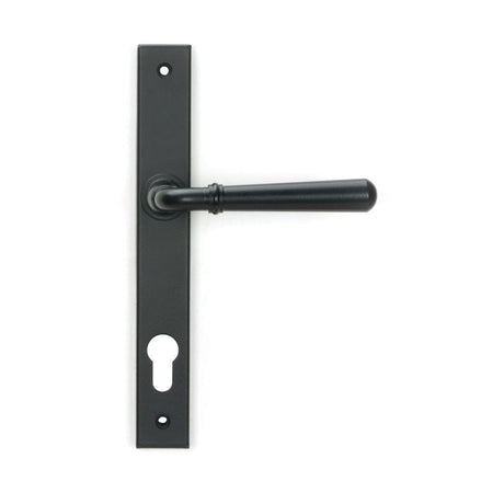 From The Anvil Door Furniture Matt Black / Multi Point Lock Set / 92mm c/c From The Anvil - Matt Black Newbury Slimline Lever Espag. Lock Set