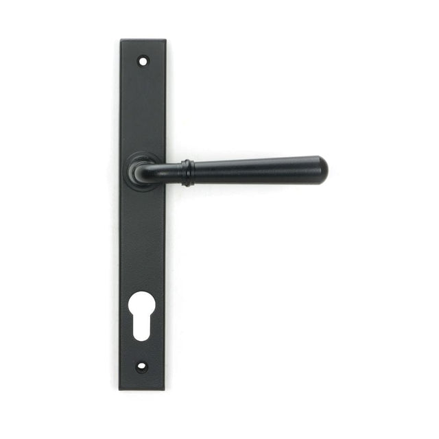 From The Anvil Door Furniture Matt Black / Multi Point Lock Set / 92mm c/c From The Anvil - Matt Black Newbury Slimline Lever Espag. Lock Set