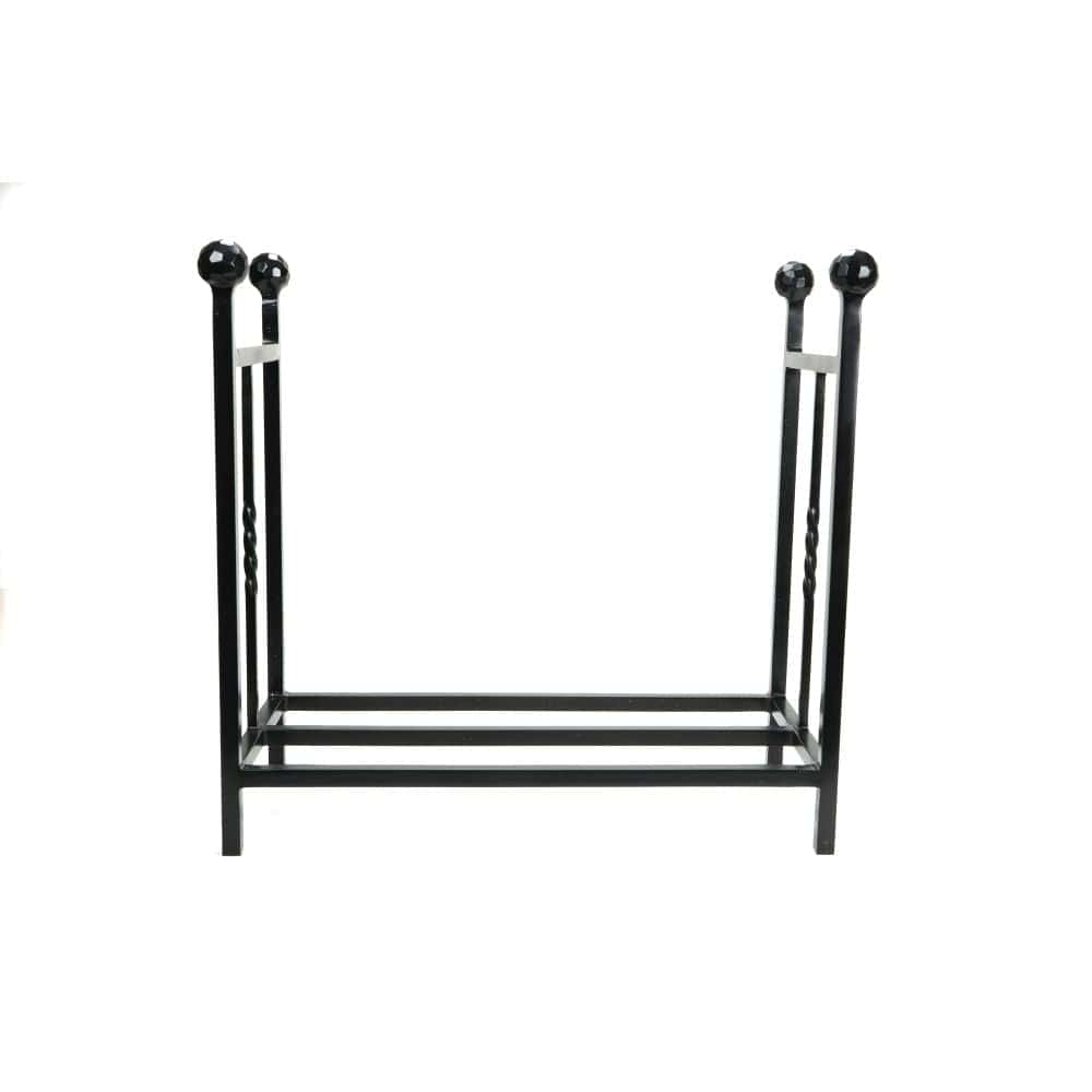 From The Anvil Home & Garden Matt Black / Log Holders / Rectangular Log Holder From The Anvil - Matt Black Rectangular Log Holder