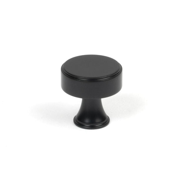 From The Anvil Cabinet Hardware Matt Black / Cabinet Knobs / 25mm Dia. From The Anvil - Matt Black Scully Cabinet Knob - 25mm