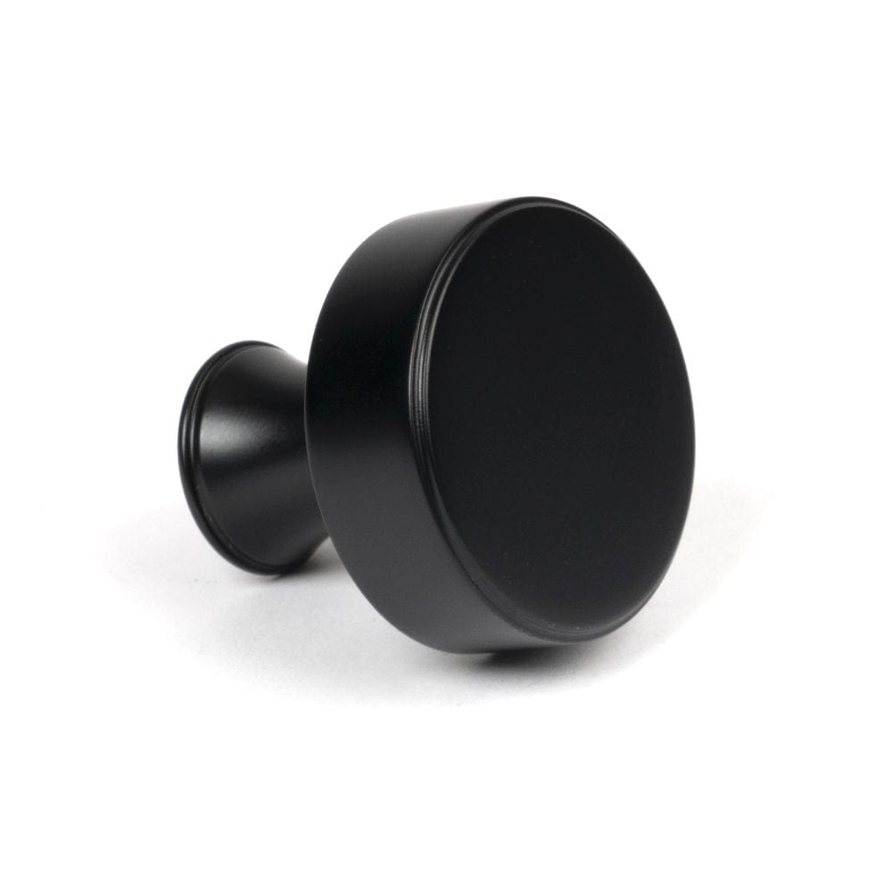 From The Anvil Cabinet Hardware Matt Black / Cabinet Knobs / 38mm Dia. From The Anvil - Matt Black Scully Cabinet Knob - 38mm