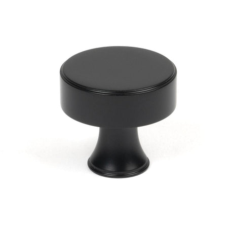 From The Anvil Cabinet Hardware Matt Black / Cabinet Knobs / 38mm Dia. From The Anvil - Matt Black Scully Cabinet Knob - 38mm