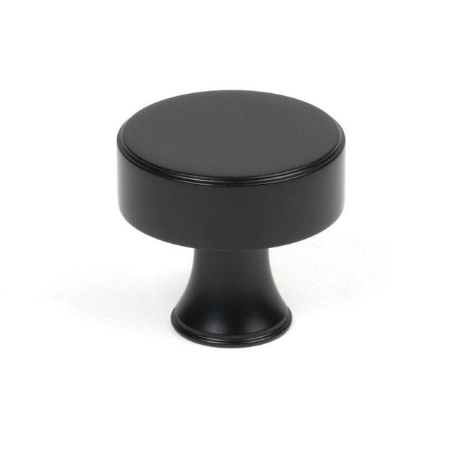 From The Anvil Cabinet Hardware Matt Black / Cabinet Knobs / 38mm Dia. From The Anvil - Matt Black Scully Cabinet Knob - 38mm