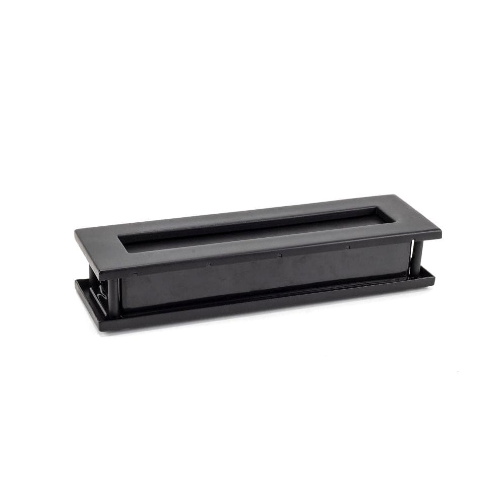 From The Anvil Door Furniture Matt Black / Sleeved Letterbox / 315 x 92mm From The Anvil - Matt Black Traditional Letterbox