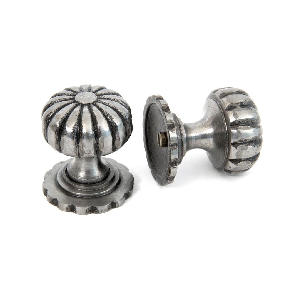 From The Anvil Cabinet Hardware Natural Smooth / Cabinet Knobs / Large From The Anvil - Natural Smooth Flower Cabinet Knob - Large